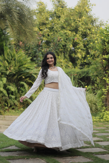 Magnificent : Sparkle in Sequins & Thread Embroidery Lehegna Choli Set